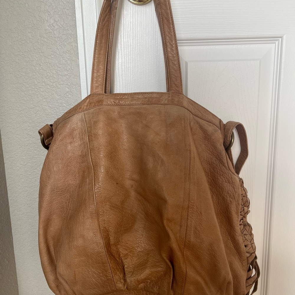 Day & Mood DayandMood Behemian Woven Leather Tote Bag - Picture 4 of 5
